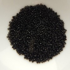 15/0 TOHO Seed Beads Jet 10 Grams Glass Bead No. 49