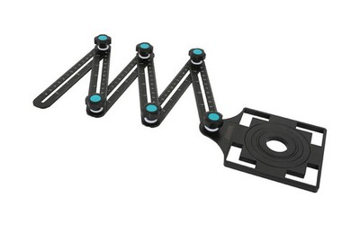 BIHUI Fliesenbohr-Schablone ''Alu 6-Arm'' einstellbar