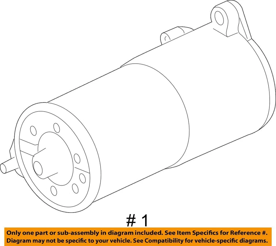 Used Starter Motor fits: 2006 Lincoln Navigator  Grade A - Image 4 of 4