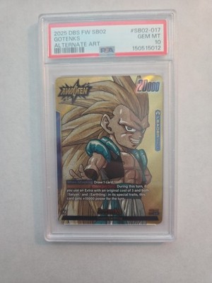 Gotenks SB02-017 Gold Alternate Art - Dragon Ball Super Fusion