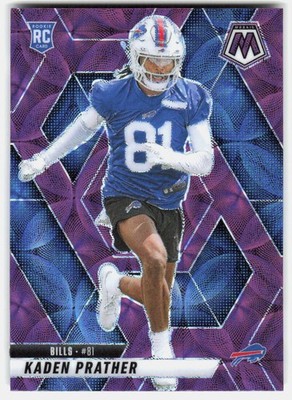 2025 Panini Mosaic #343 Kaden Prather Purple Scope RC