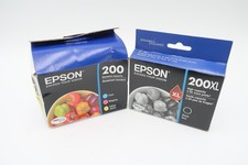 Epson 200XL Black  200 Cyan Magenta 4-Pack Ink Cartridges 2025/2027