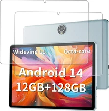 (2 PACK) Tempered Glass Screen Protector For Tablet Model C5 11" Android Tablet