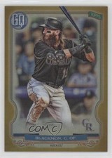 2020 Gypsy Queen Box Topper Chrome Gold Refractor 9/50 Charlie Blackmon #103 5w7