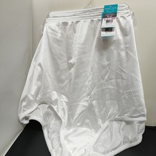 2 Vanity Fair Ravissant 100 Nylon Full-Cut Tailored Wh Briefs Plus Size 10/3XL