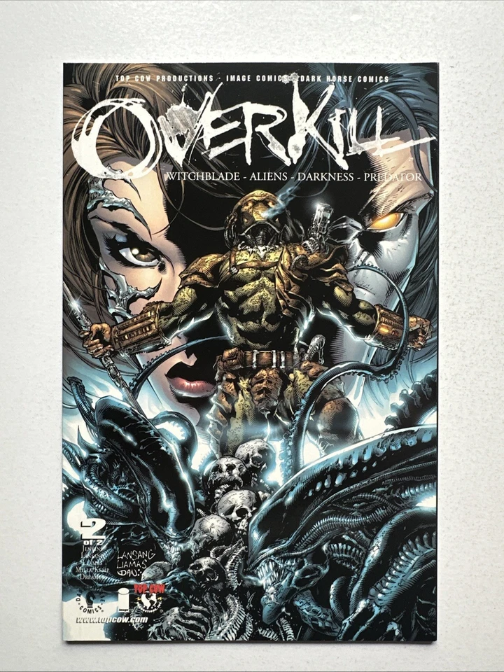 Overkill #1 #2 Aliens, Predator, Witchblade Full Set Image, Dark Horse 2000 - Image 4 of 4