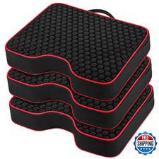 Stadium Seat Cushions 3 Pack - Portable Bleacher Cushions with 2.5" Extra Thick