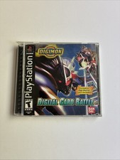 Digimon-Card Battle - Sony PlayStation 1, Cracked Case. CIB Tested + Reg Card
