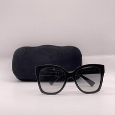 Gucci Womens Oversize Butterfly Gradient Sunglasses GG0459S Black Pre-Owned