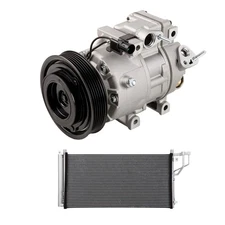 For Hyundai Sonata 2009 2010 AC Compressor w/ A/C Condenser & Drier