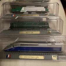 Del Prado 3 FRENCH Locomotives of the World (1:160 N Gauge) - 3 FRANCE Train NEW