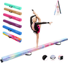 8Ft/9Ft/9.5Ft Balance Beam Folding Gymnastics Beam Foam Balance Floor Beam Equip