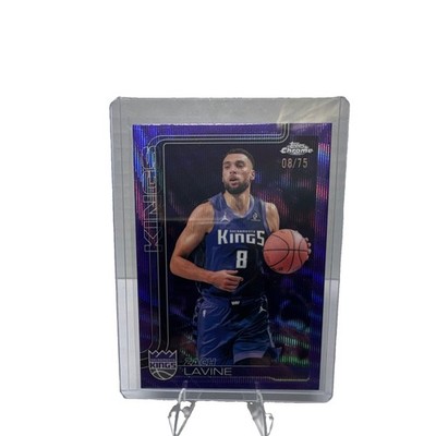 2025-26 Topps Chrome Update Zach LaVine #232 /75 Basketball Trading Card # Match