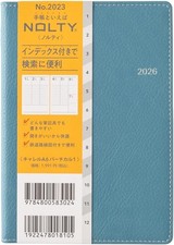 NOLTY Planner, 2026, A6, Vertical, Carrel, 1, Blue, 2023 Starts December 2025 