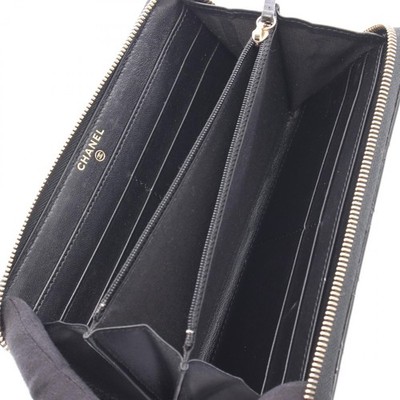 CHANEL ロングウォレット CHANEL Classic Long Zip Matelasse Around long wallet AP1594 Patent