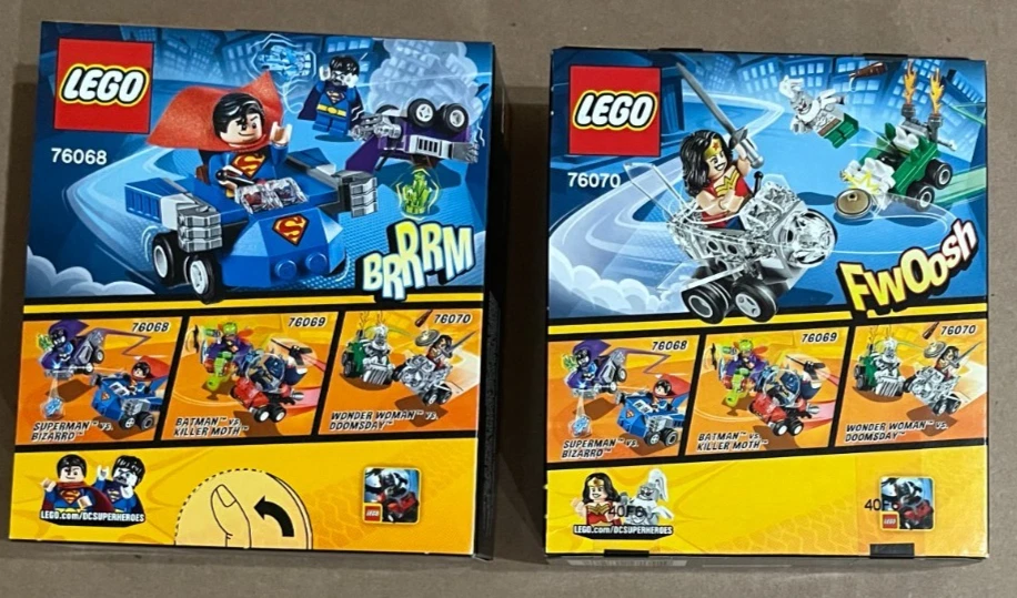 乐高 DC 超级英雄 76068 76070 批量 2 件 - 超人和神奇女侠 - 全新 — 第 2/4 张图片