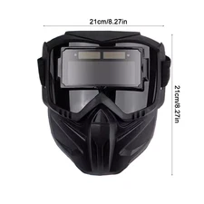 Auto Darkening Welding Helmet Anti-Glare Welding Masque Auto Darkening Large Vie