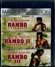 Rambo COLLECTION First blood La vendetta III RARO BOX 3 BLU-RAY NUOVO SIGILLATO