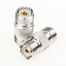 4 x UHF SO-239 Female to Female Coupler RF Adapter Connector for PL-259 Plug