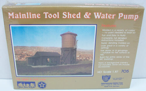IHC 705 HO Mainline Tool Shed & Water Pump Building Kit - Afbeelding 1 van 1