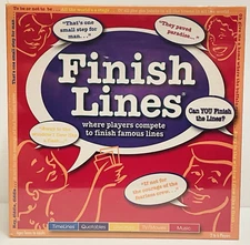 Finish Lines Game by Games for All Reasons 2007 Edition Factory Sealed.