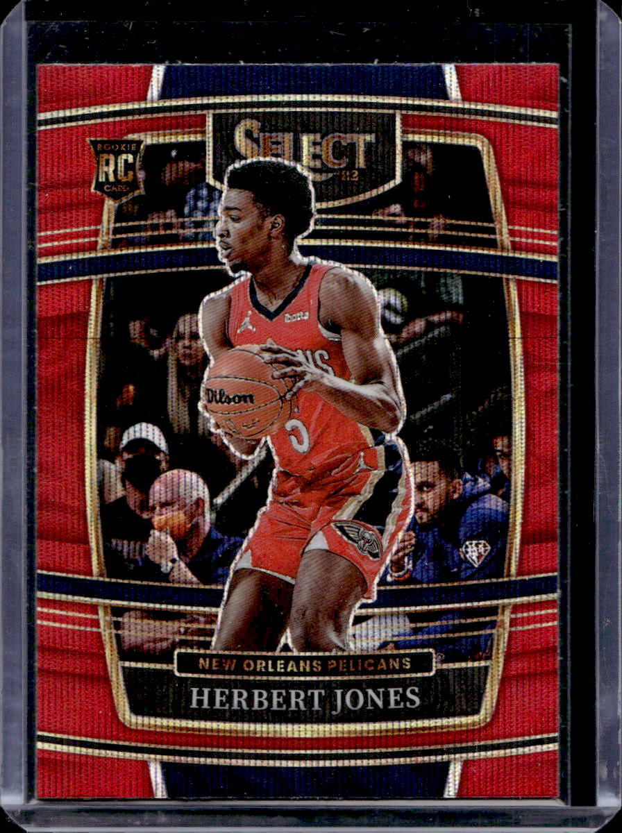 Herbert Jones 2021-22 Select #45 Rookie Concourse Red Wave Prizm