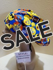 Florida Gators emojis SALE Women's Euro/Chef Surgical Scrub Hat/Cap Handmade