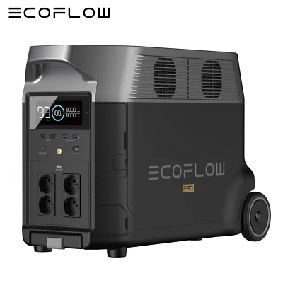 ECOFLOW DELTA PRO 3600Wh LiFePO4 Powerstation 3600W Tragbares Solargenerator