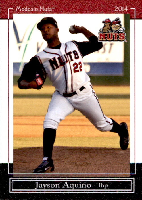 2014 Modesto Nuts Grandstand 2 Jayson Aquino Dominican Republic DR