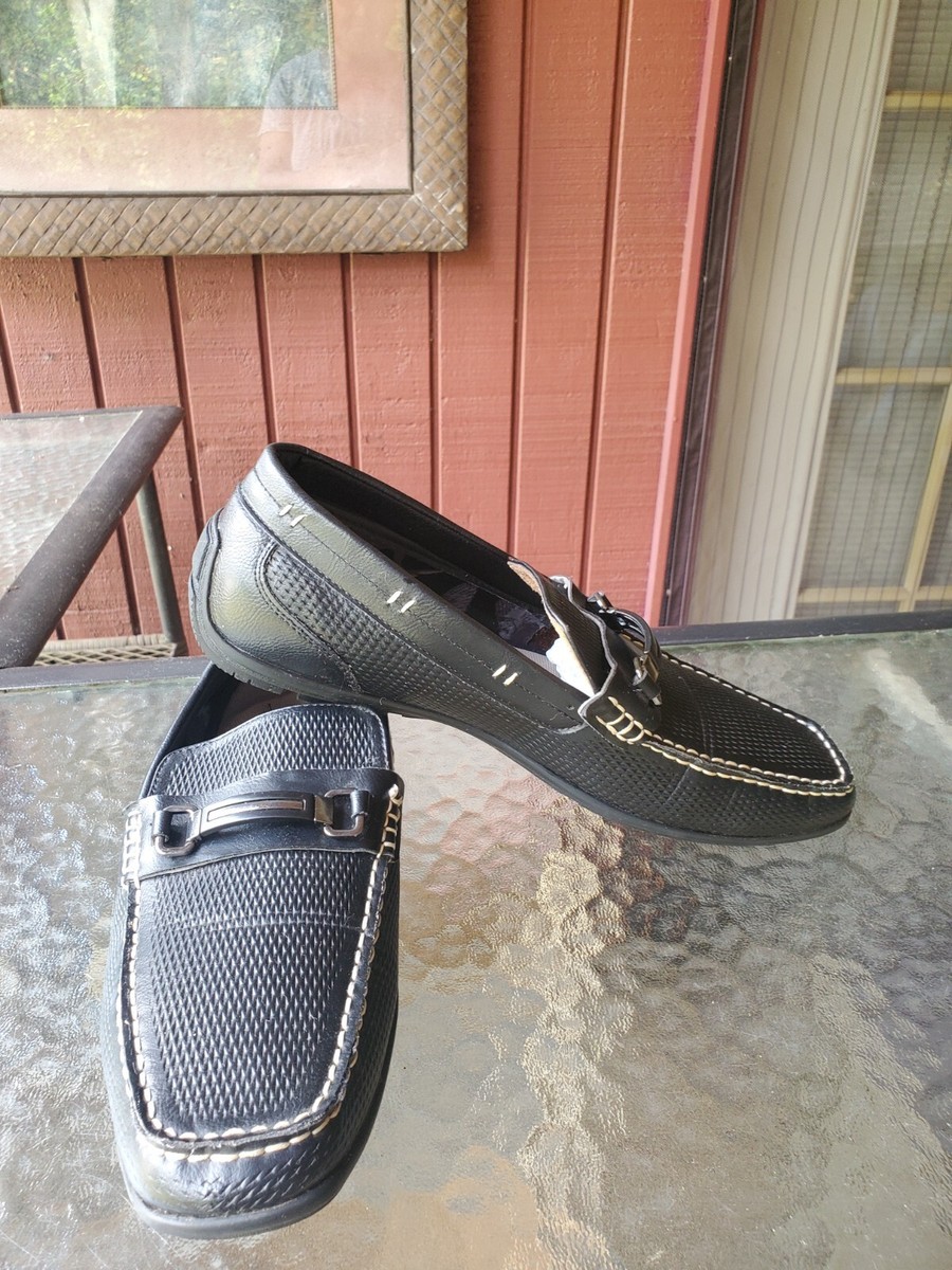Madden men’s M – doller  metal horse bit driver loafer,  textured uppers size 10 Steve Madden Men main image 4