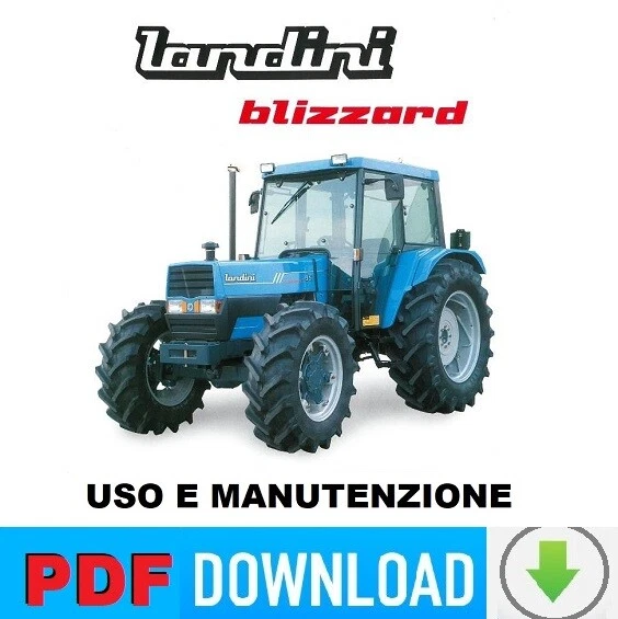 LANDINI BLIZZARD 50 60 65 75 85 95 Manuale uso manutenzione Libretto istruzioni