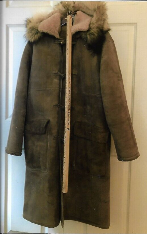 Neiman Marcus Full Length Shearling-Lined Leather… - image 15