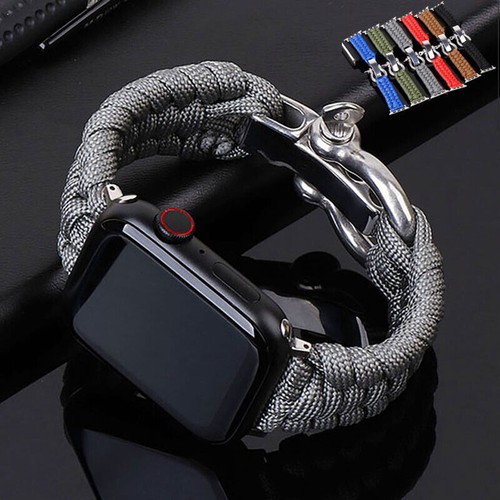 Nylon Rope Braided Band Strap For Apple Watch Ultra 49mm Series 10 9 8 7 6 5 4 - Picture 6 of 52