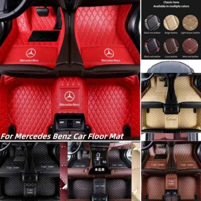 #ad #ad For Mercedes Benz All Weather Car Floor Mat Carpets Waterproof Liner Custom $76.95