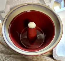 Tumbleweed Pottery MONKEY BREAD Baking Mold Bundt Cake Stoneware Bakeware boxed