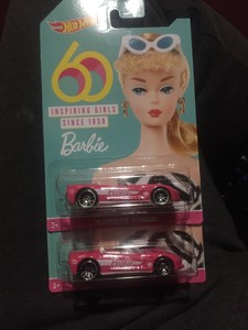 barbie 60th anniversary hot wheels