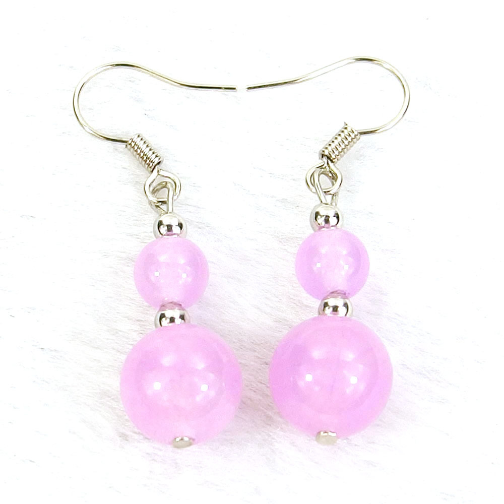 women's fashion drop dangle earrings 6mm 10mm natural gemstone stone