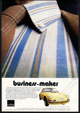 1972 Porsche 911 S 911S car photo Nino men's shirts German vintage print ad 1