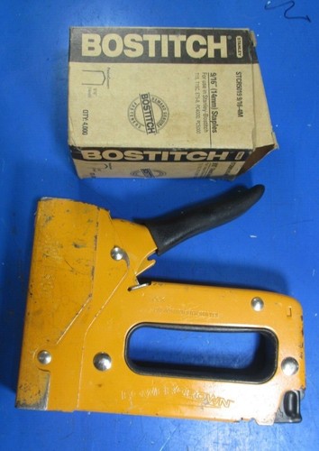 Bostitch PC4000 PowerCrown Stapler with Partial box of 9/16" Staples