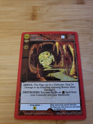 Metazoo - Nightfall - Stalaktiten - Full Gold Holo - 1. Edition 30/163