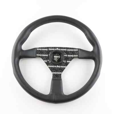 MOMO モモ ステアリング 350mm 14インチ MOMO Steering Wheel 350mm 14 Inch Genuine Leather Steering Wheel