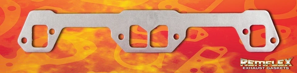 Remflex 6016 Square End Port Gasket Set For 64-74 Mopar Dodge Plymouth 273 318 - Image 2 of 2