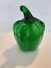 Murano Style Green Bell Pepper Art Deco Glass Vegetable
