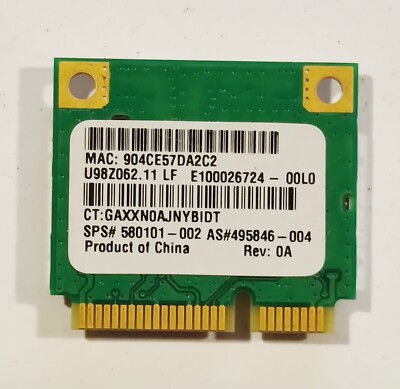 Carte WiFi Pour Sony PCG-61611M - Occasion - Pièce Informatique