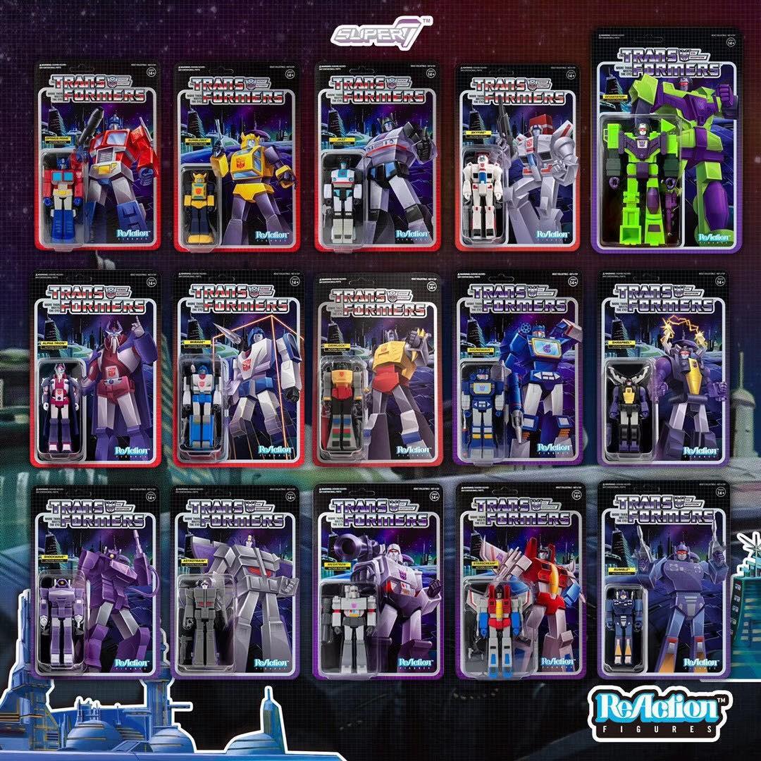 SUPER7 Reaction トランスフォーマー 4体セット Transformers ULTIMATES! Wave 4 - Full Set