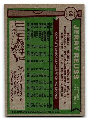 REVISED 1976 Topps Baseball #1-250 EX/MT to NM You Choose Complete Your Set - Picture 121 of 500