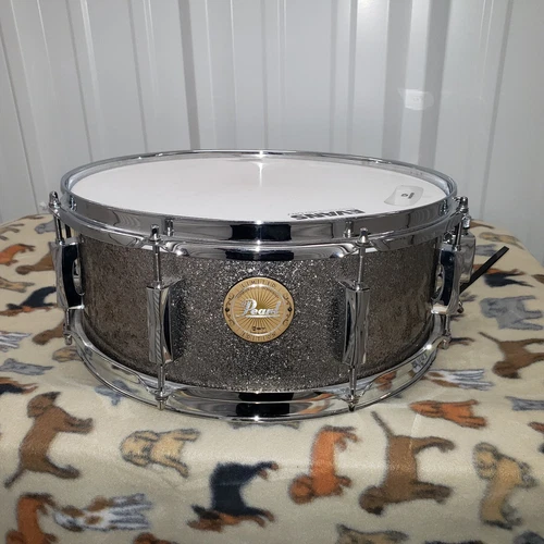 Pearl SST Limited Edition Silver Sparkle Snare Drum