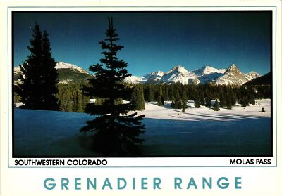 Vintage Postcard 4x6- Molas Pass, Grenadier Range, CO.