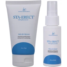 Intimate Enhancements Sta-Erect Desensitizing Delay Spray or Cream 2 oz