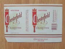 confezione morbida sigaretta vuota aperta--84 mm-USA-Chesterfield
